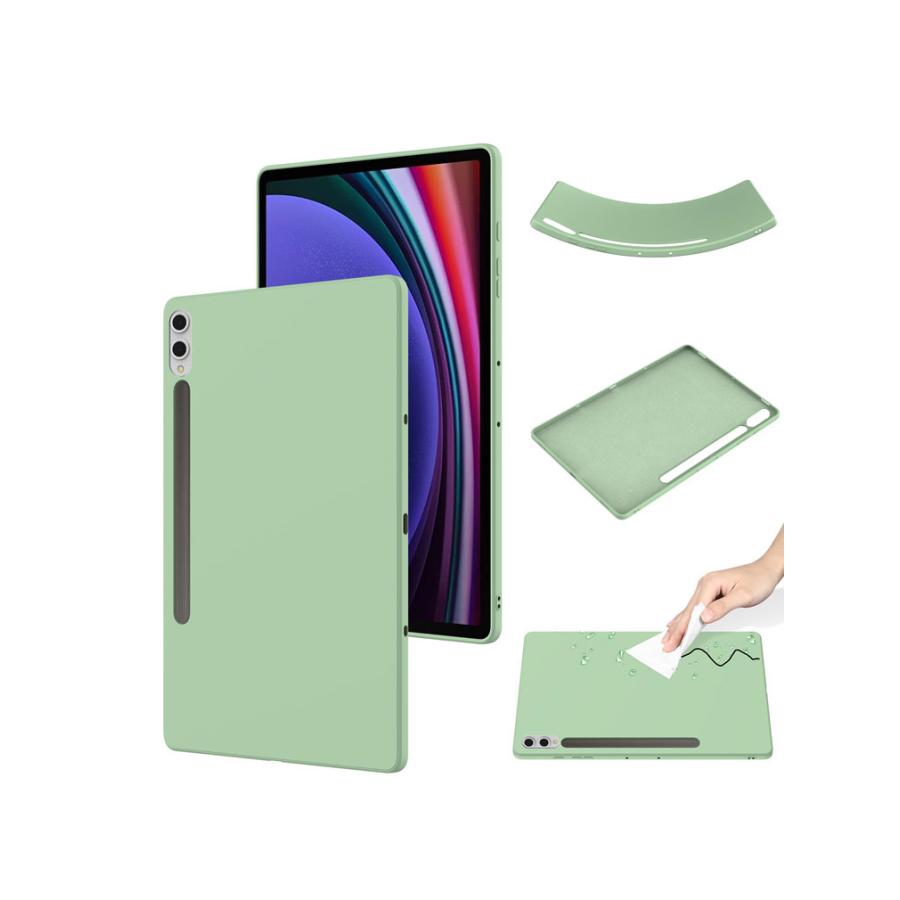 Galaxy Tab S9 FE 10.9インチ ケース シリコン素材 衝撃吸収 優れた耐