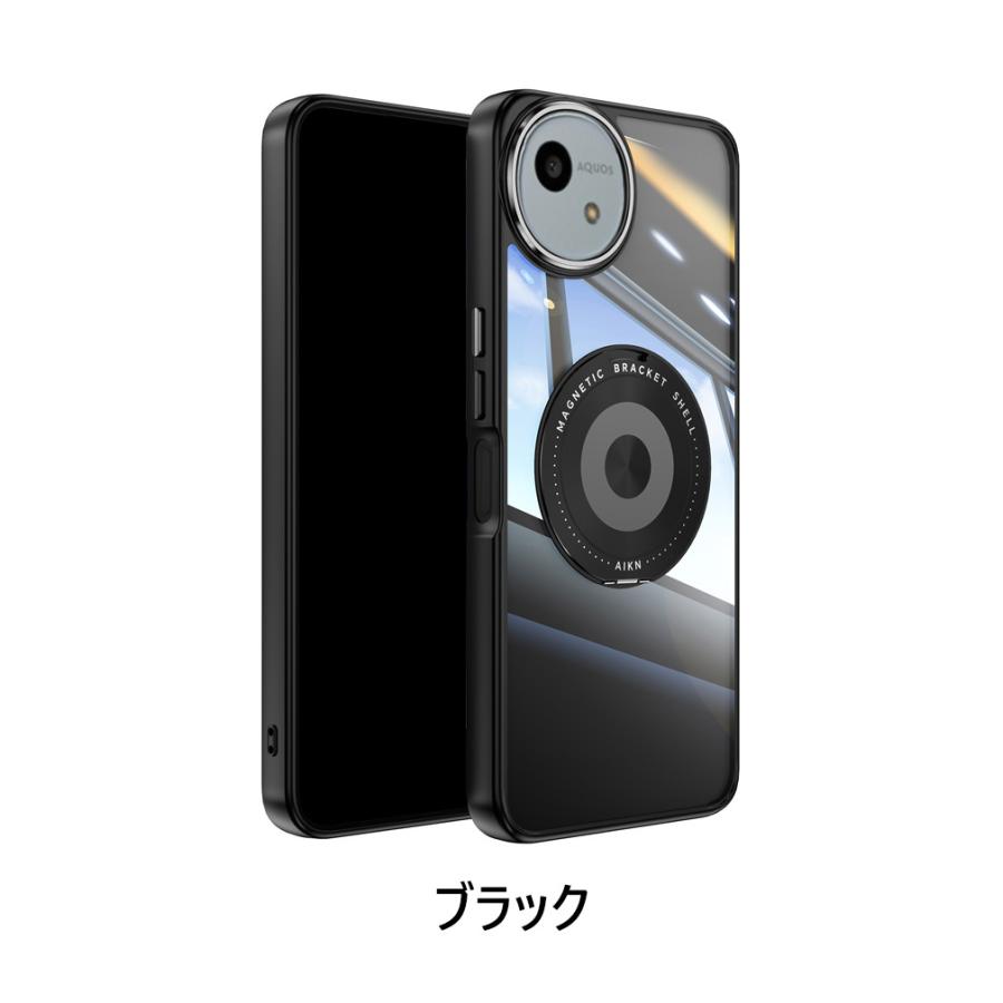 シャープ アクオス AQUOS wish4 金属 クリア ケース 傷やほこりから
