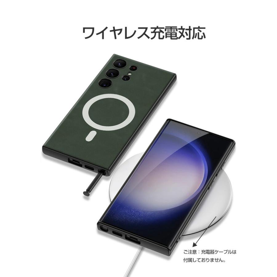 Samsung Galaxy S24 Ultra ケース CASE 衝撃に強い 2重構造 TPU&PU
