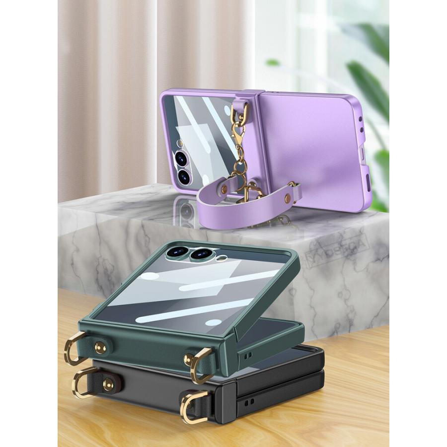 Galaxy Samsung Z Flip7 ケース 折りたたみ型 スマホアクセサリー PC&