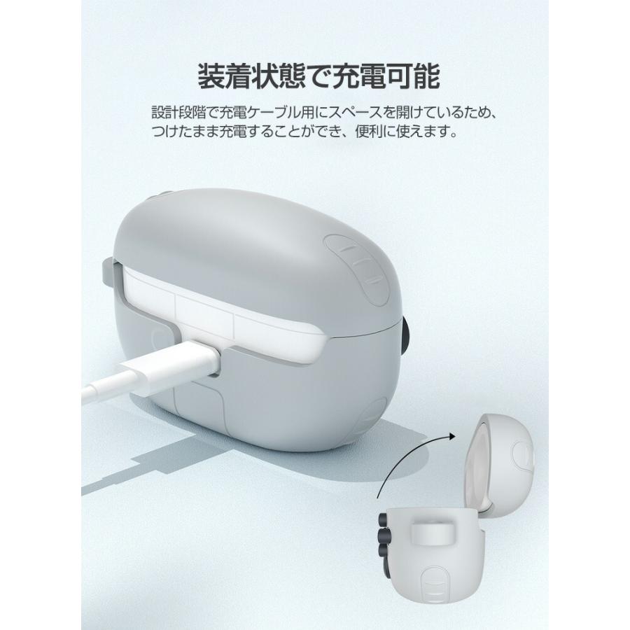 SONY（ソニー） WF-1000XM5 ケース シリコン素材 カバー 質感よく