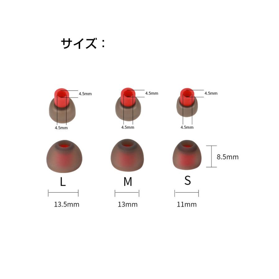 SONY INZONE Buds WF-G700N イヤホンキャップ イヤーピース シリコン