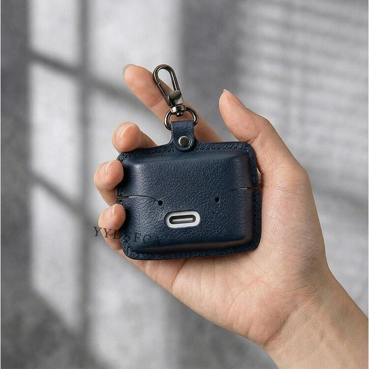 SONY（ソニー） WF-1000XM6用PUレザー 素材 保護ケース シンプルな