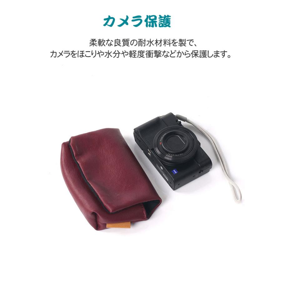 SONY ソニー VLOGCAM ZV-1F ケース PUレザー かばん/鞄 ポーチ カバン