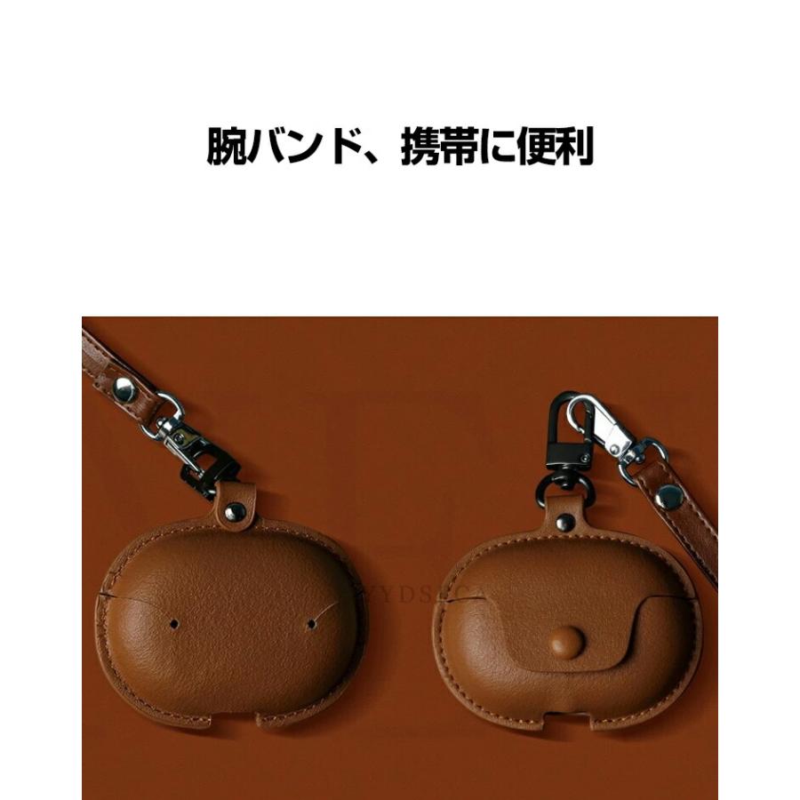 Shokz（ショックス） Shokz OpenFit Pro T010 ケース 柔軟性 PUレザー