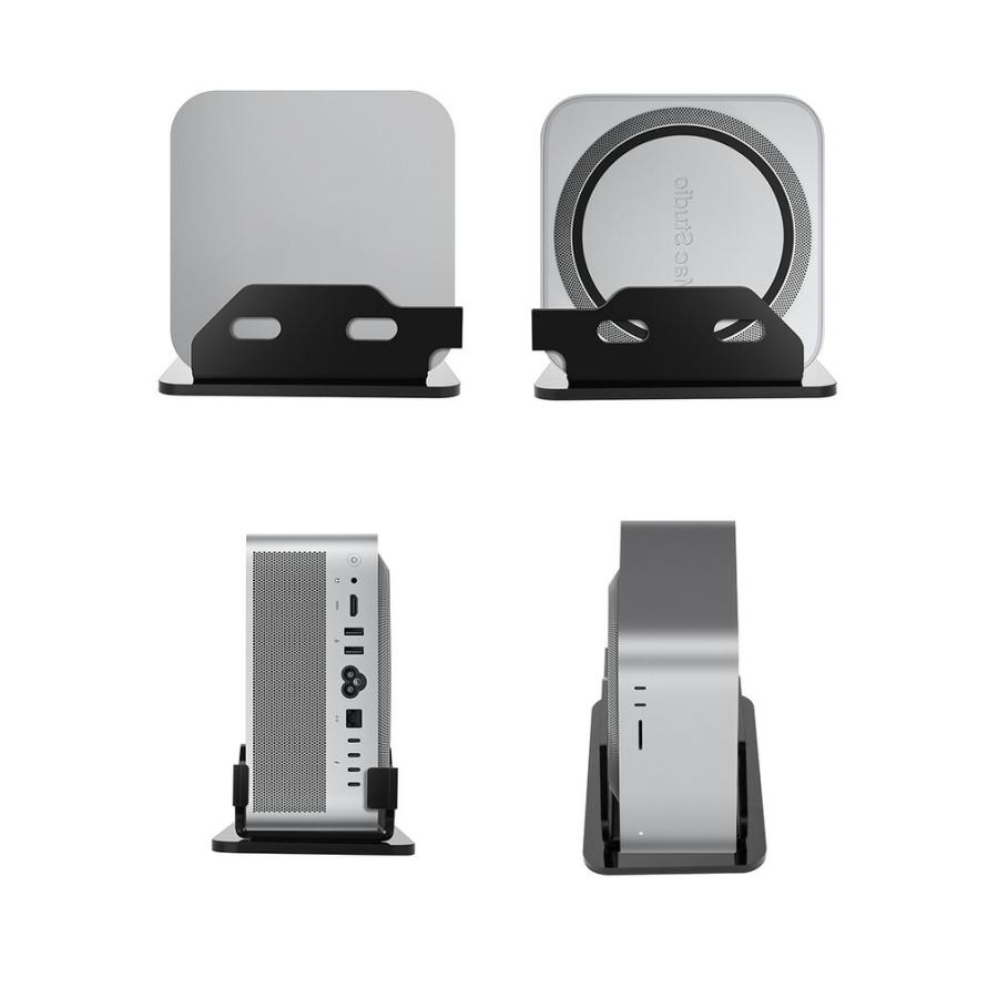 Apple Mac Studio アクリルデスクトップスタンド PCスタンド 縦置き