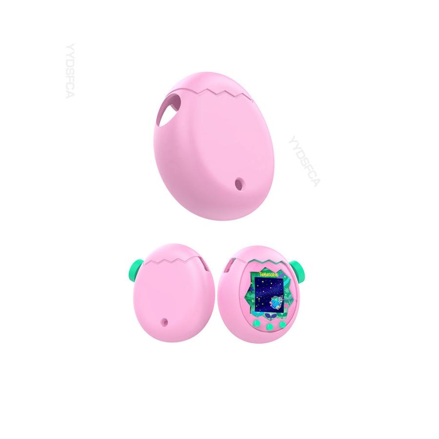 【美品】たまごっちパラダイス ジェイドフォレスト　シリコンケース　保護シート付き 美品】たまごっちパラダイス ジェイドフォレスト シリコンケース 保護