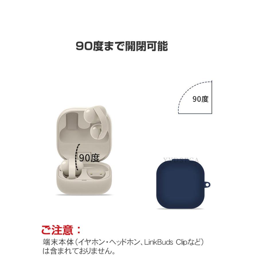 SONY LinkBuds Clip WF-LC900 ケース 耐衝撃 カバー イヤホン