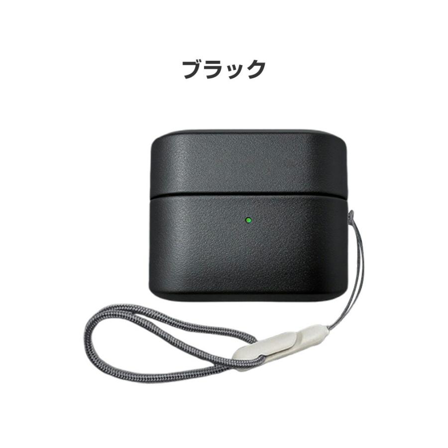 SONY（ソニー） WF-1000XM6用PUレザー 素材 保護ケース シンプルな