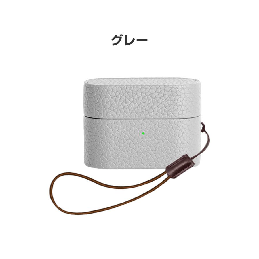 SONY（ソニー） WF-1000XM6用PUレザー 素材 保護ケース シンプルな
