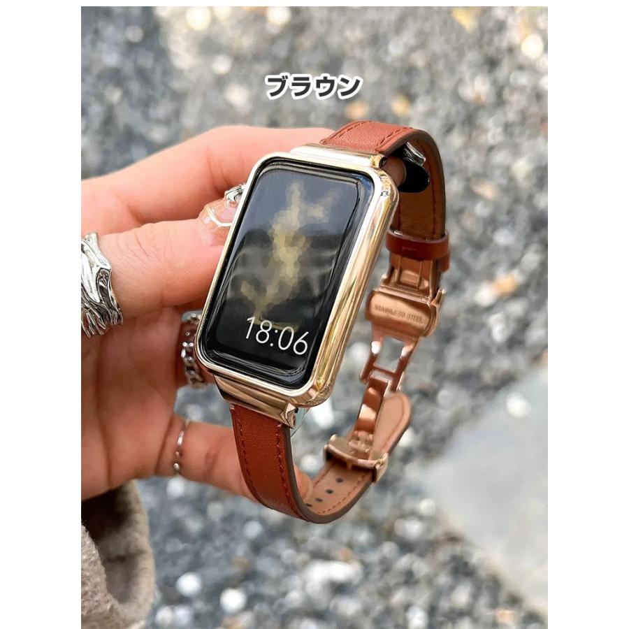 オッポ バンド2 OPPO Watch Free 用のがエレガントで おしゃれな PU