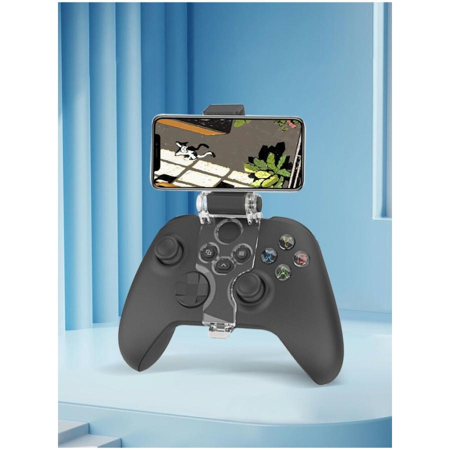 マイクロソフト Xbox Series S/X コントローラー用 スマホ固定ホルダー
