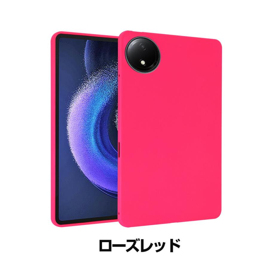 Xiaomi Redmi Pad SE 8.7 HyperOS レッドケース付き Redmi Xiaomi Pad SE 8.7インチ ケース シャオミ リドミ パッド 8.7