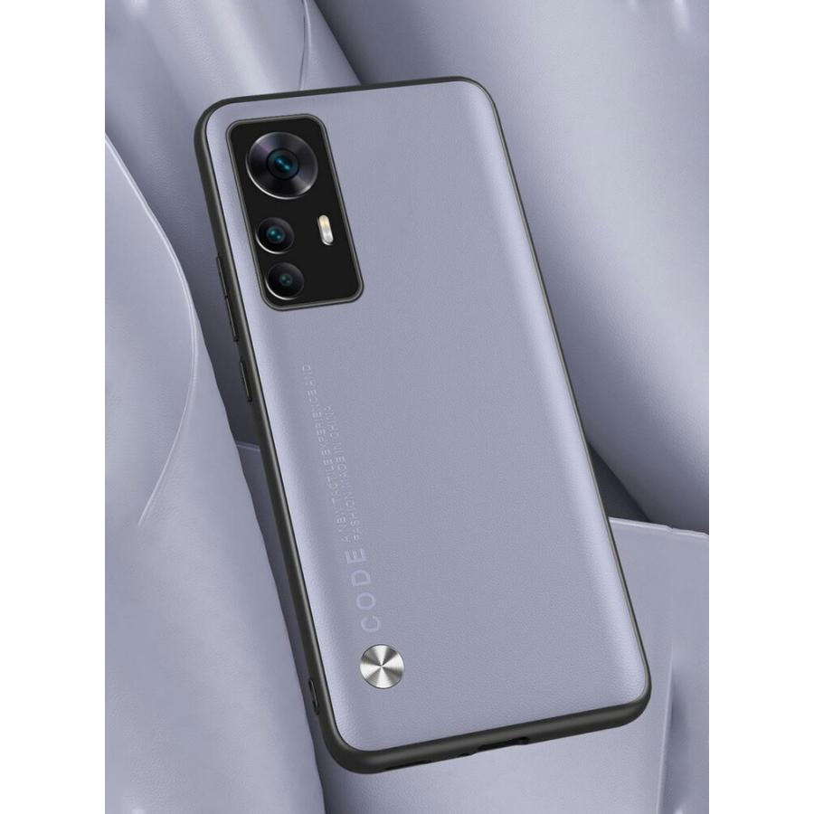 Xiaomi 12T Pro ケース シャオミ TPU&PU 背面レザー調 質感よく スマホ