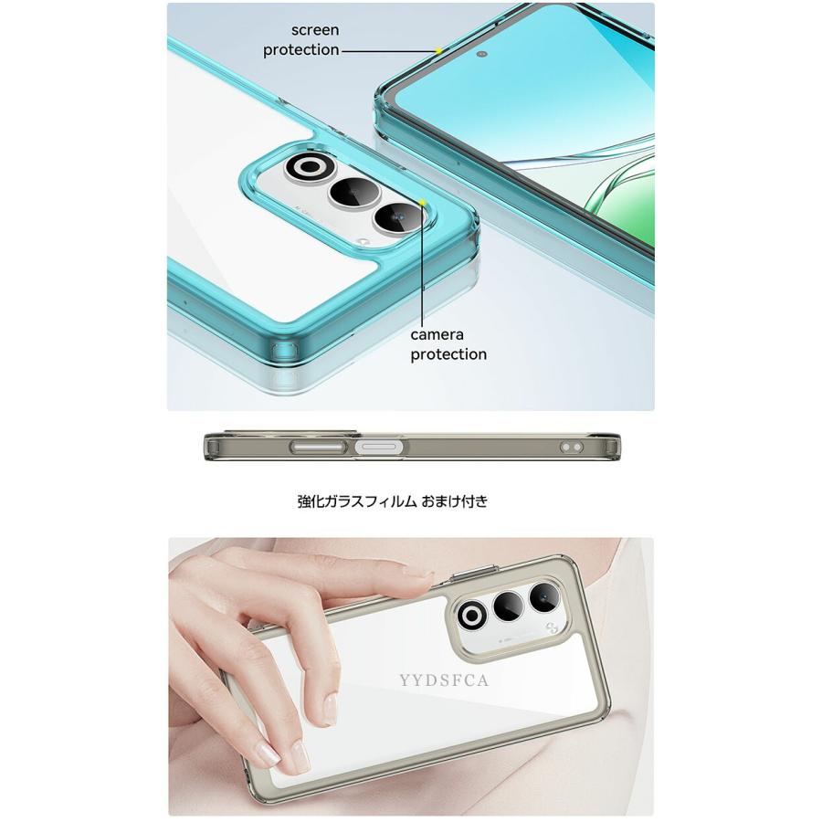 Redmi 15 5G クリア ケース 耐衝撃 カバー 保護ケース TPU&PC素材 透明