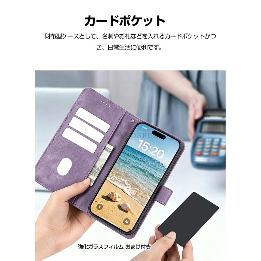 ZTE ZTE製 かんたんスマホ5 5G A601ZT用の手帳型 TPU&PUレザー