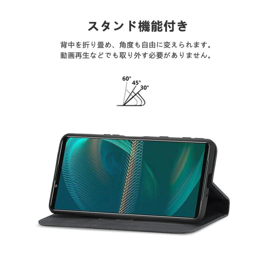 ZTE ZTE製 かんたんスマホ4 A402ZT用のスタンド機能 財布型 カード収納