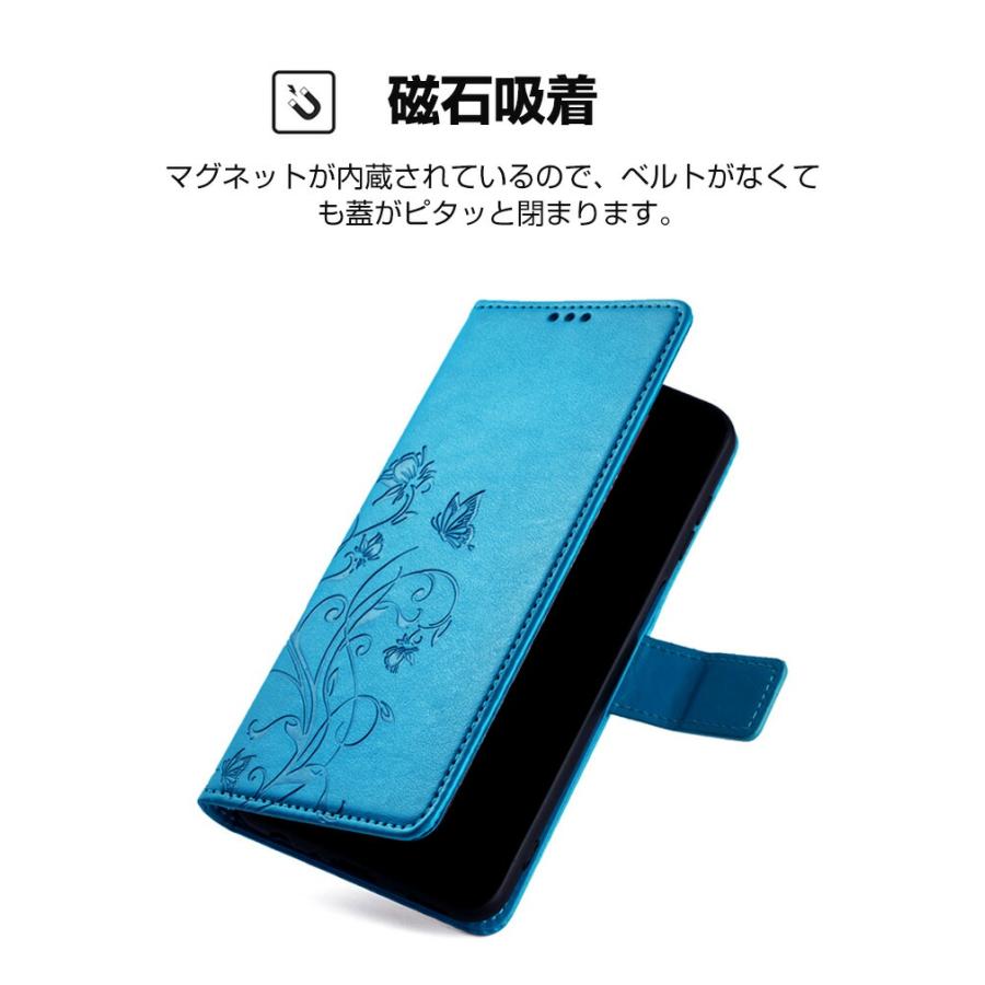 ZTE ZTE製 かんたんスマホ4 A402ZT用のスタンド機能 財布型 カード収納