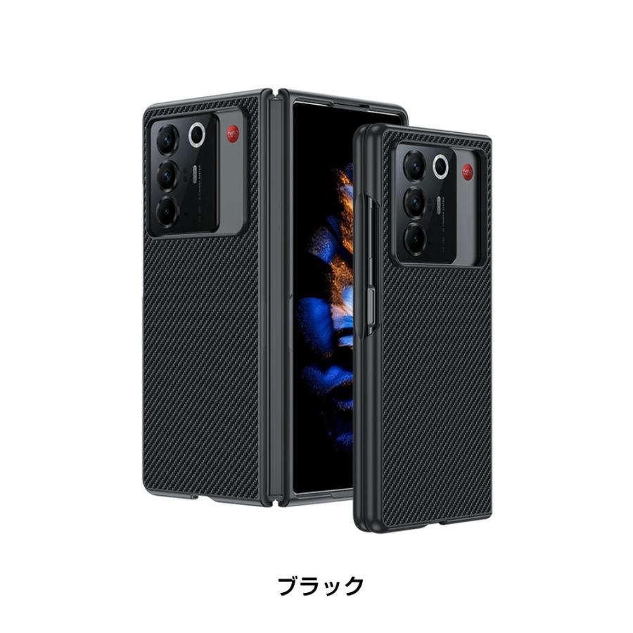 nubia nubia Fold 耐衝撃ケース PUレザー シンプル おしゃれ