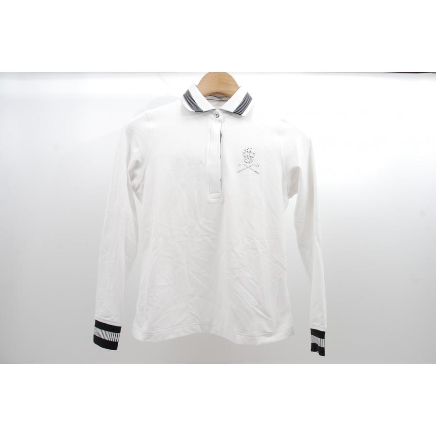 MARK&LONA レディース ゴルフシャツ ホワイト サイズ36 MARK&LONA（マークアンドロナ） coco 中古【SALE】マークアンドロナ
