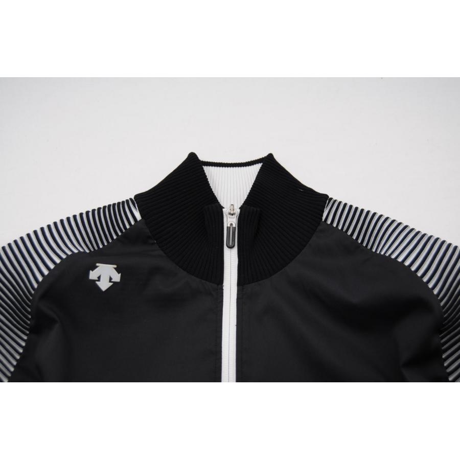 coco 中古 デサントゴルフ レディース ブルゾン L 黒×白