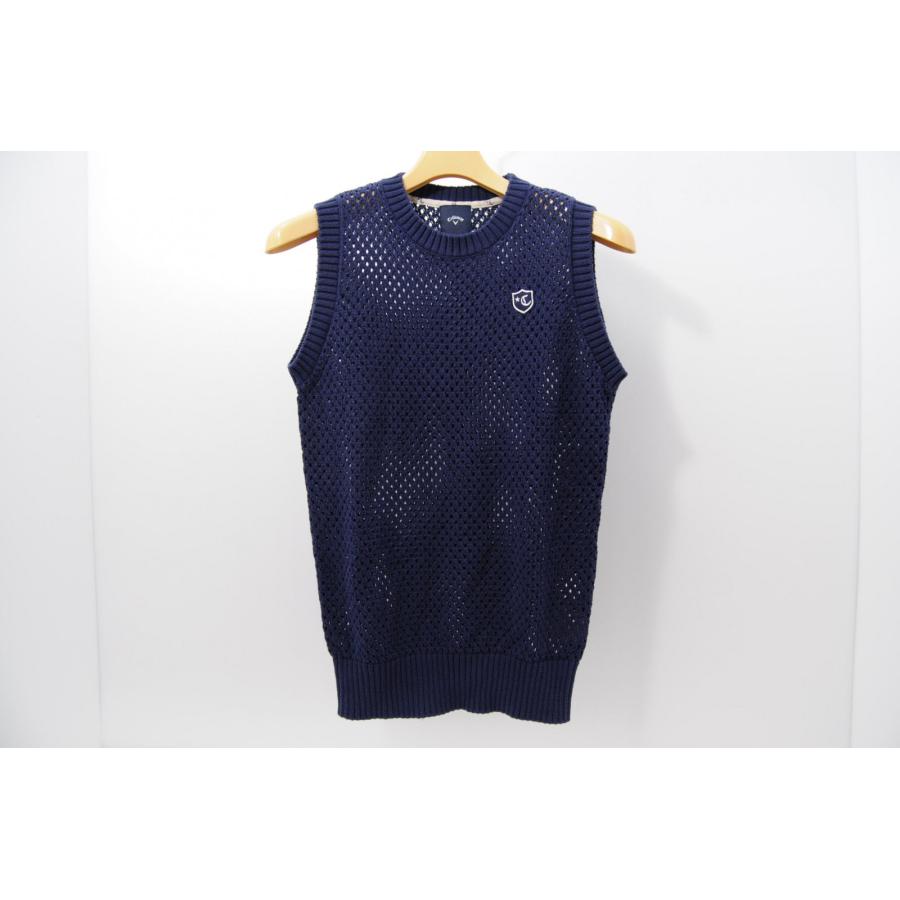 中古【SALE】キャロウェイ Callaway レディース ベスト M 紺 ネイビー