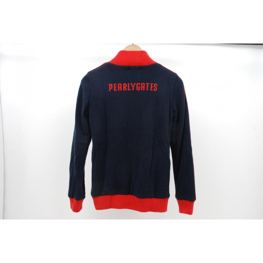 【PEARLY GATES/パーリーゲイツ】ニットブルゾン レッド PEARLY GATES（パーリーゲイツ） 中古【SALE】 レディース ニット
