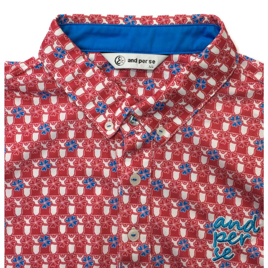 and per se（アンパスィ） 中古【SALE】 メンズ 半袖ポロシャツ LL 白