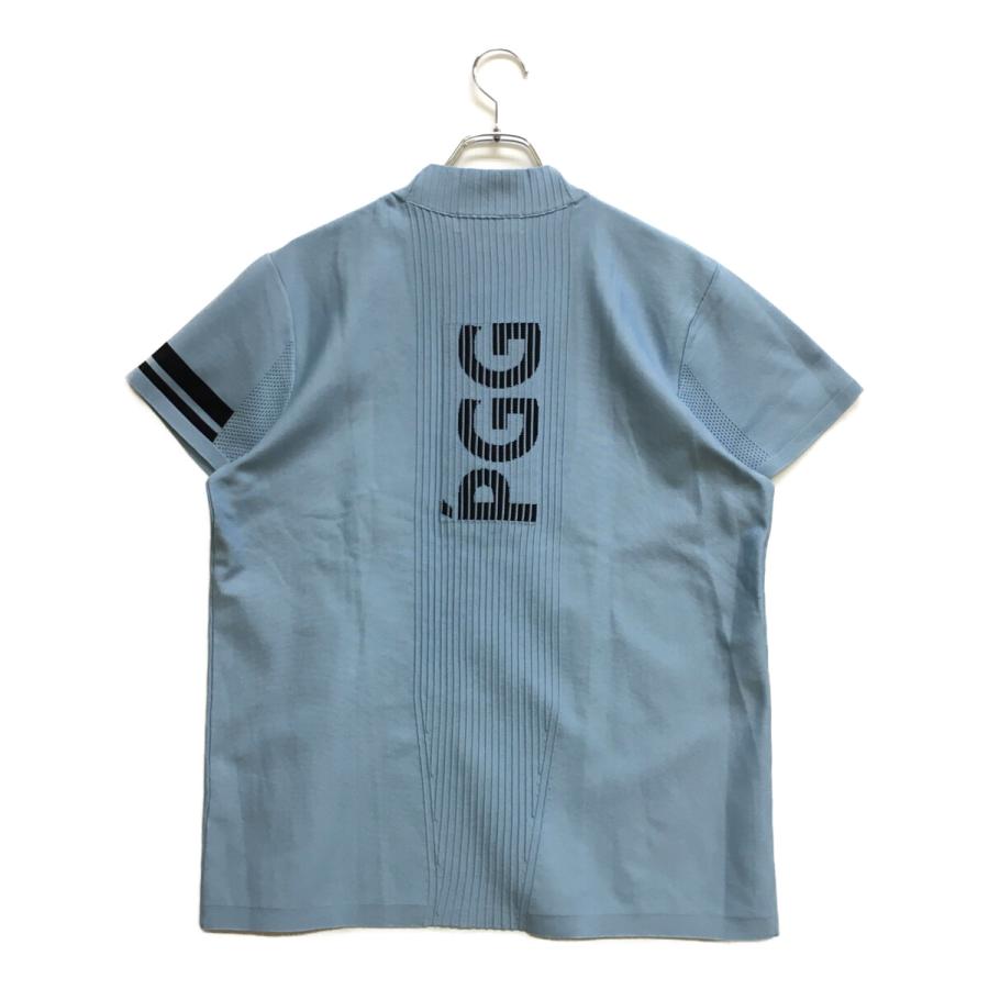 PEARLY GATES - coco 中古 ピージージー PGG メンズ 半袖シャツ 5(L) 水色 ハーフジップ 　2023年モデル PEARLY GATES - coco 中古 ピージージー PGG メンズ 半袖シャツ