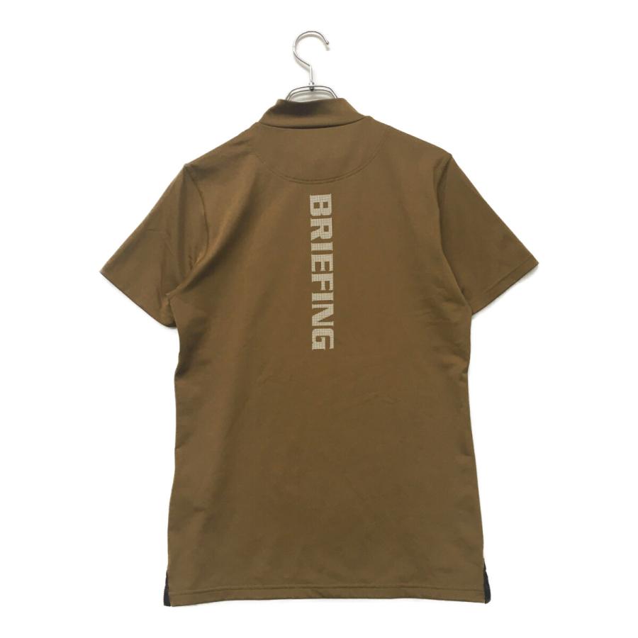 BRIEFING - coco 中古 ブリーフィング BRIEFING メンズ 半袖シャツ S 茶系 ブラウン系 美品 モックネック ハイネック BRIEFING coco 中古 ブリーフィング メンズ 半袖シャツ S 茶系