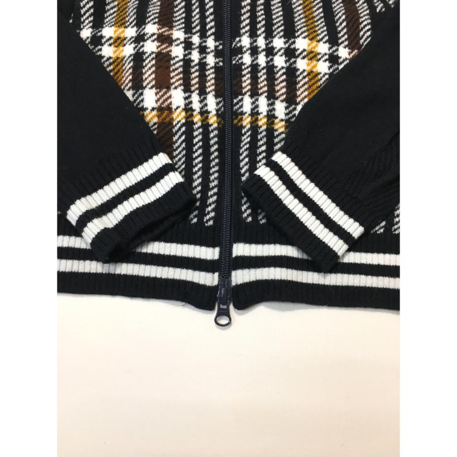 coco 中古【値下げ】 パーリーゲイツ PEARLY GATES メンズ ニットアウター 4(M) 紺 チェック柄 レターパックプラス発送可 98226_3