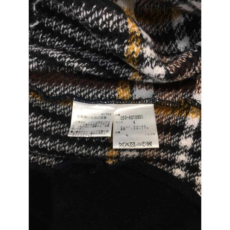 coco 中古【値下げ】 パーリーゲイツ PEARLY GATES メンズ ニットアウター 4(M) 紺 チェック柄 レターパックプラス発送可 98226_4