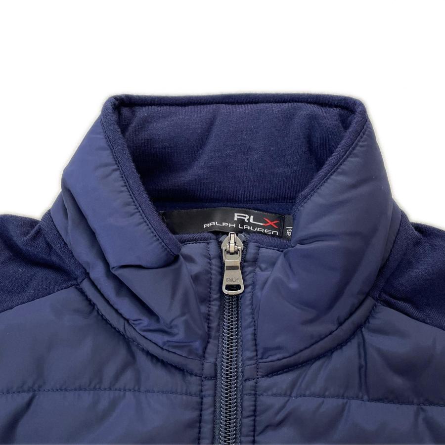 coco 中古【値下げ】 アールエルエックス ラルフローレン RLXメンズ フルジップアウター XS 紺 中わた入 レターパックプラス発送可 103165_2