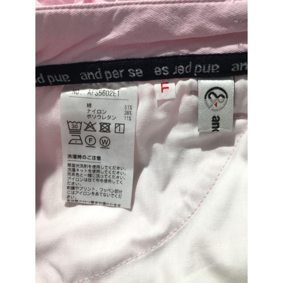 新品 and per se レディース ゴルフショートパンツ ピンク S 楽天市場