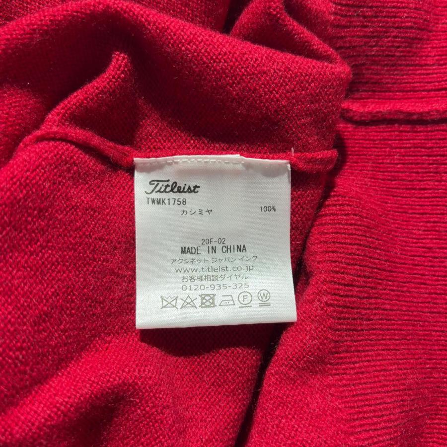 Titleist（タイトリスト） coco 中古 メンズ セーター M 赤 レッド V