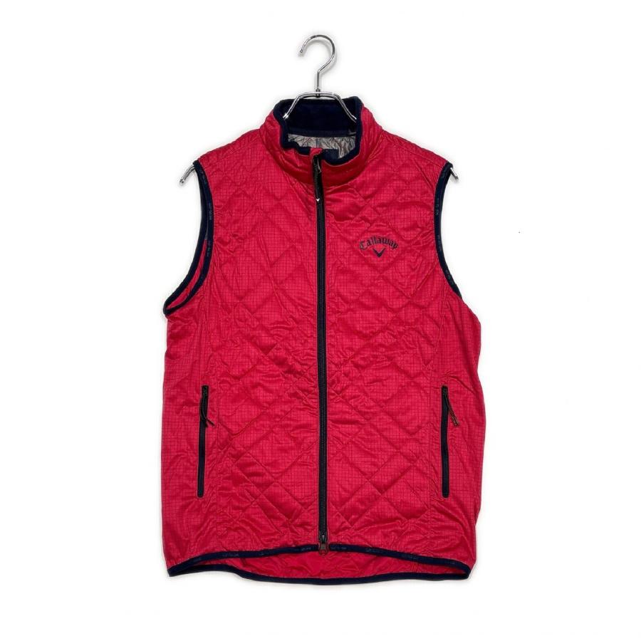 coco 中古 キャロウェイ Callaway メンズ ベスト M 赤 レッド 中綿入り