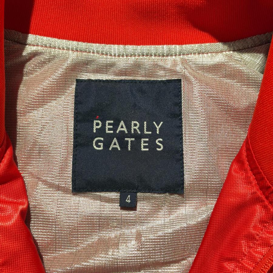 coco 中古 パーリーゲイツ PEARLY GATES メンズ ダブルジップアウター 4(M) 赤 レッド 蓄熱裏地 防寒 レターパックプラス発送可 104837_7