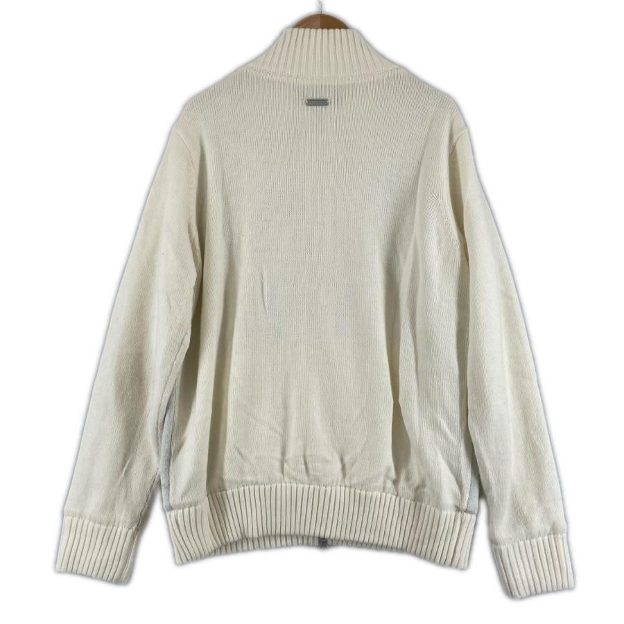 coco 中古 セントアンドリュース StANDREWS メンズ ニットアウター M 白系 ホワイト 裏地付き 105190_1