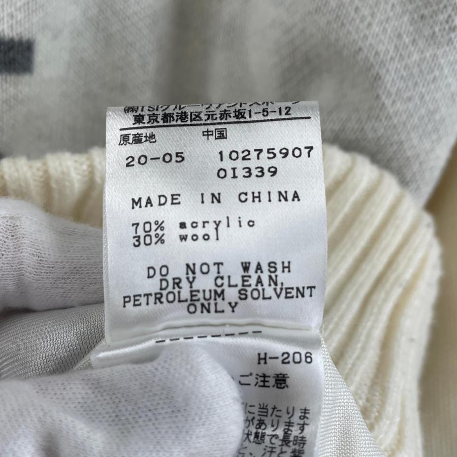 coco 中古 セントアンドリュース StANDREWS メンズ ニットアウター M 白系 ホワイト 裏地付き 105190_6