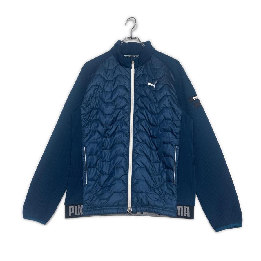 PUMA（プーマ） coco 中古 メンズ ニットアウター XL 青系 ブルー 中綿