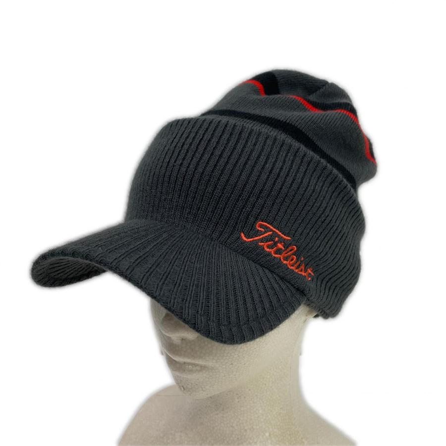 Titleist（タイトリスト） coco 中古 つば付ニット帽 グレー ニット