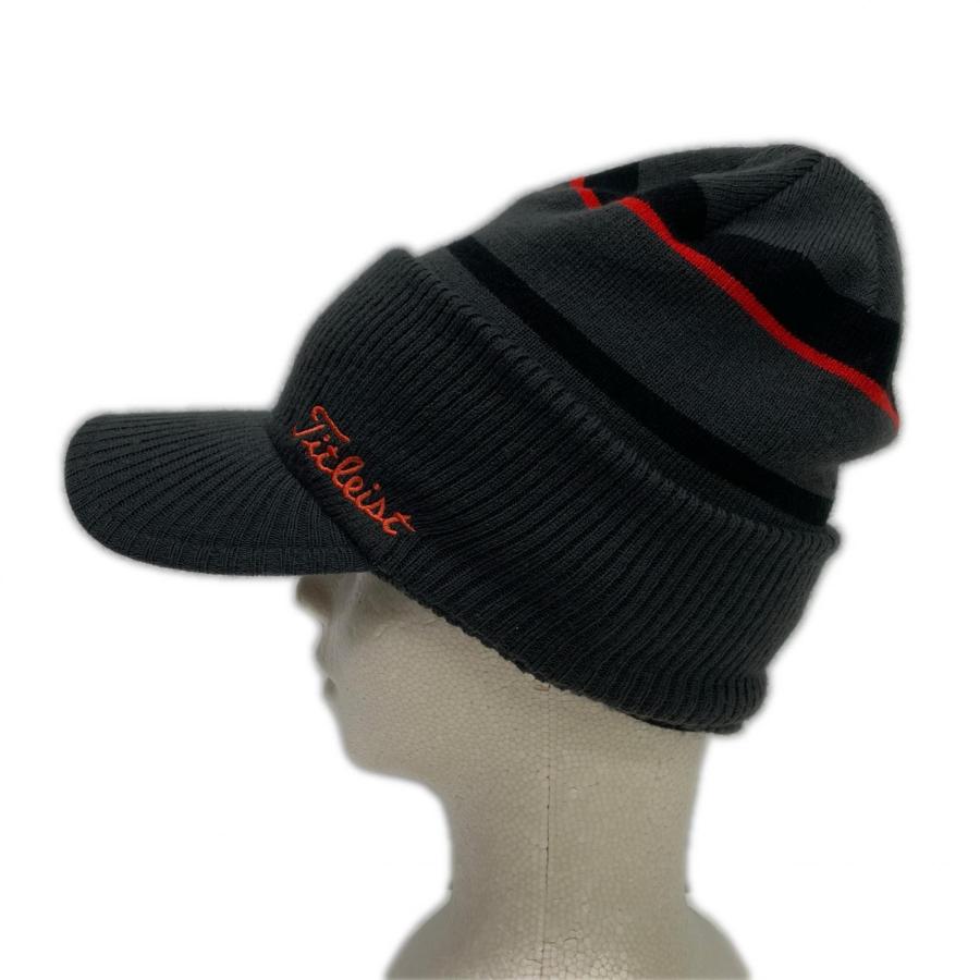 Titleist（タイトリスト） coco 中古 つば付ニット帽 グレー ニット