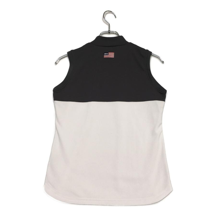 BRIEFING - coco 中古 ブリーフィング BRIEFING レディース ノースリーブ M 濃グレー×白 ハイネック モックネック BRIEFING（ブリーフィング） coco 中古 レディース ノースリーブ M