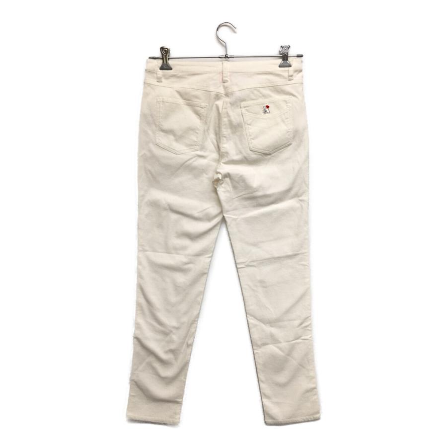 archivio ホワイト ストレートパンツ archivio（アルチビオ） coco 未使用品 レディース パンツ 40(L) 白