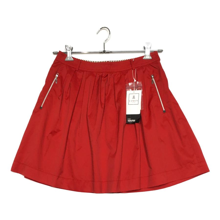 【新品】レディース38ランバンスポール フレアスカート赤 LANVIN（ランバン） coco 未使用品【値下げ】ランバンスポール