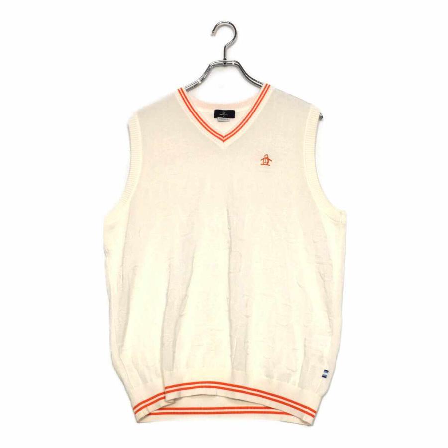 ウェア coco coco 中古 マンシングウェア Munsing wear メンズ ベスト LL 白