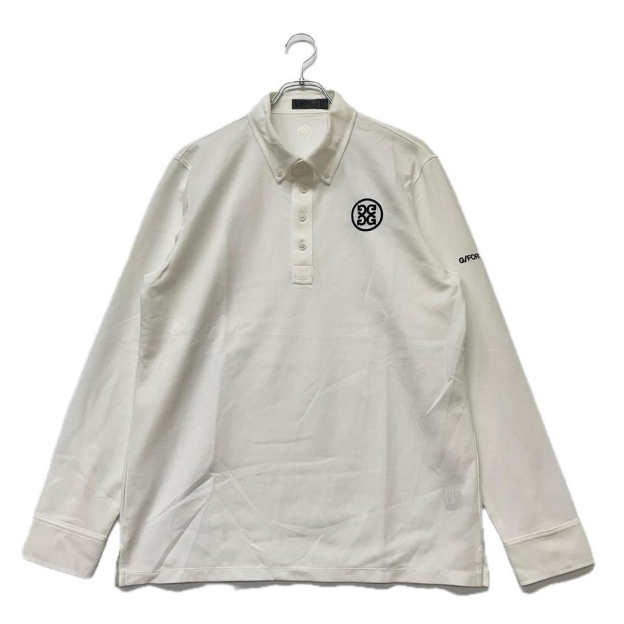 中古【SALE】 ジーフォア G/FORE メンズ 長袖ポロシャツ 3(LL) 白
