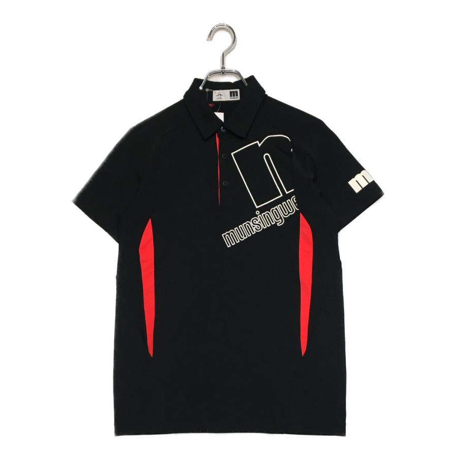 Munsingwear - coco 中古 マンシングウェア Munsing wear メンズ 半袖ポロシャツ LL オレンジ coco 中古 マンシングウェア Munsing wear メンズ 半袖ポロシャツ M 黒