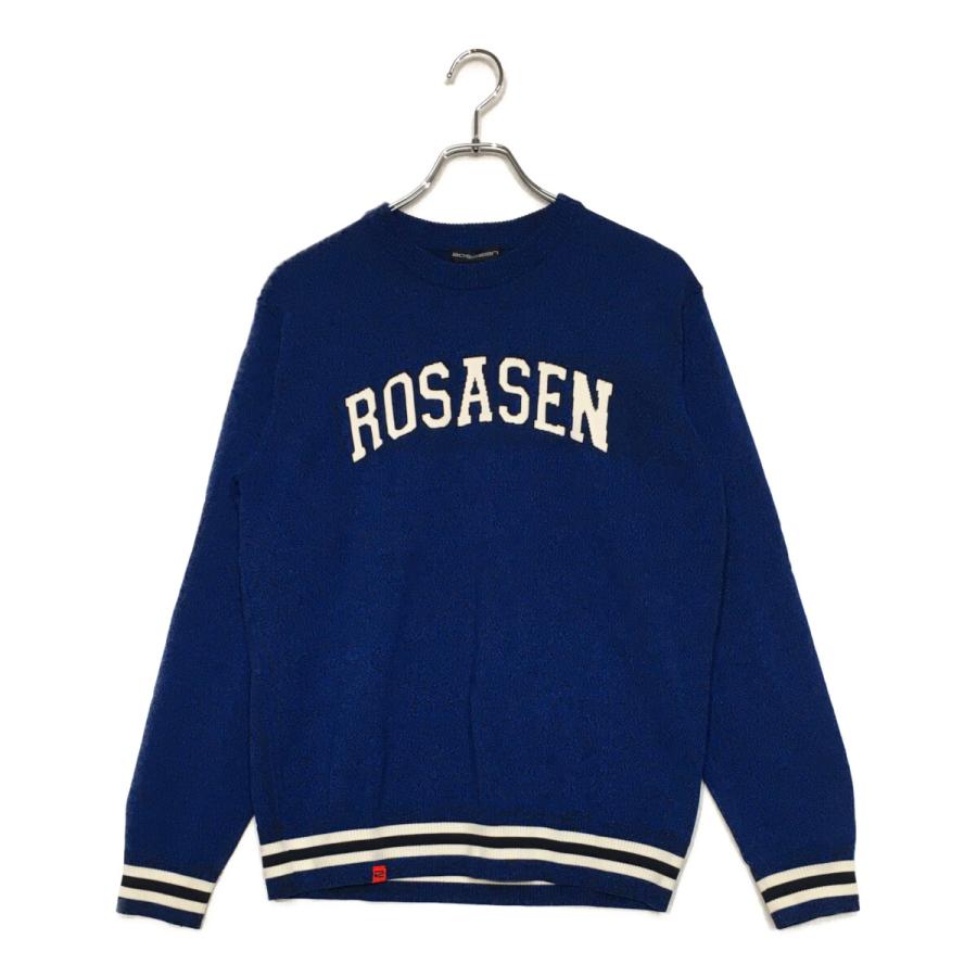 Rosasen（ロサーセン） coco 中古 メンズ セーター L 青 ブルー クルー