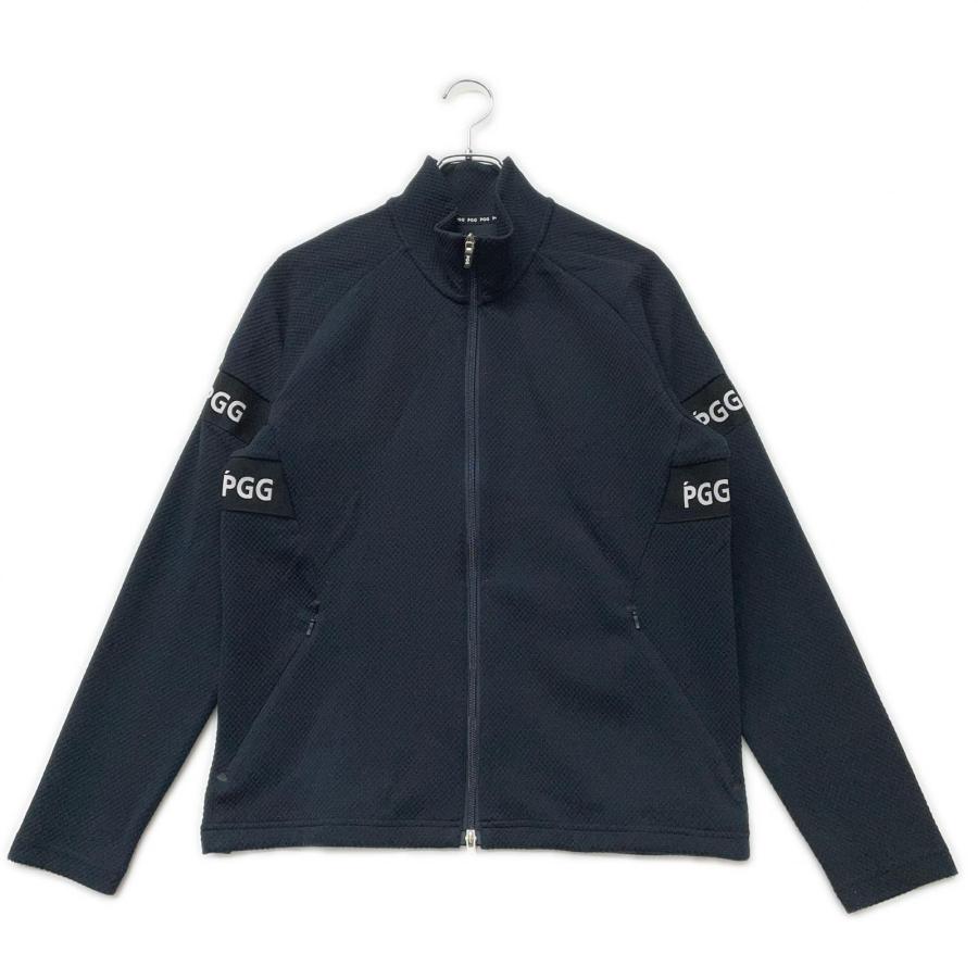 【極美品】パーリーゲイツ PGG ブルゾン5 ジップアップ メンズ ゴルフ PGG coco 中古【値下げ】 ピージージー メンズ ブルゾン 5(L) 紺